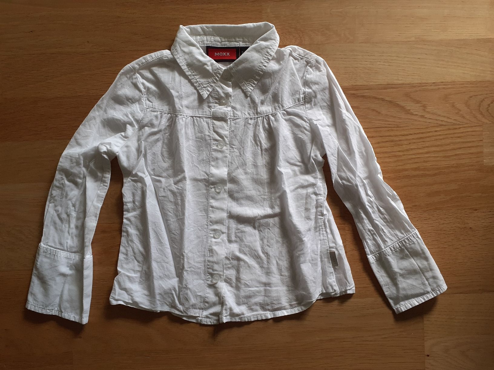 Mexx Camicette, T-shirt & Top: Weisse Bluse vom Mexx, Gr. 98/104 – Usato da Wabern venduto da jeroalila