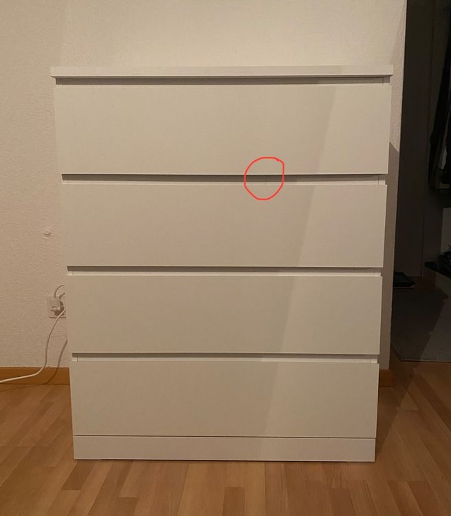 Malm Kommode Leiste Gebrochen
