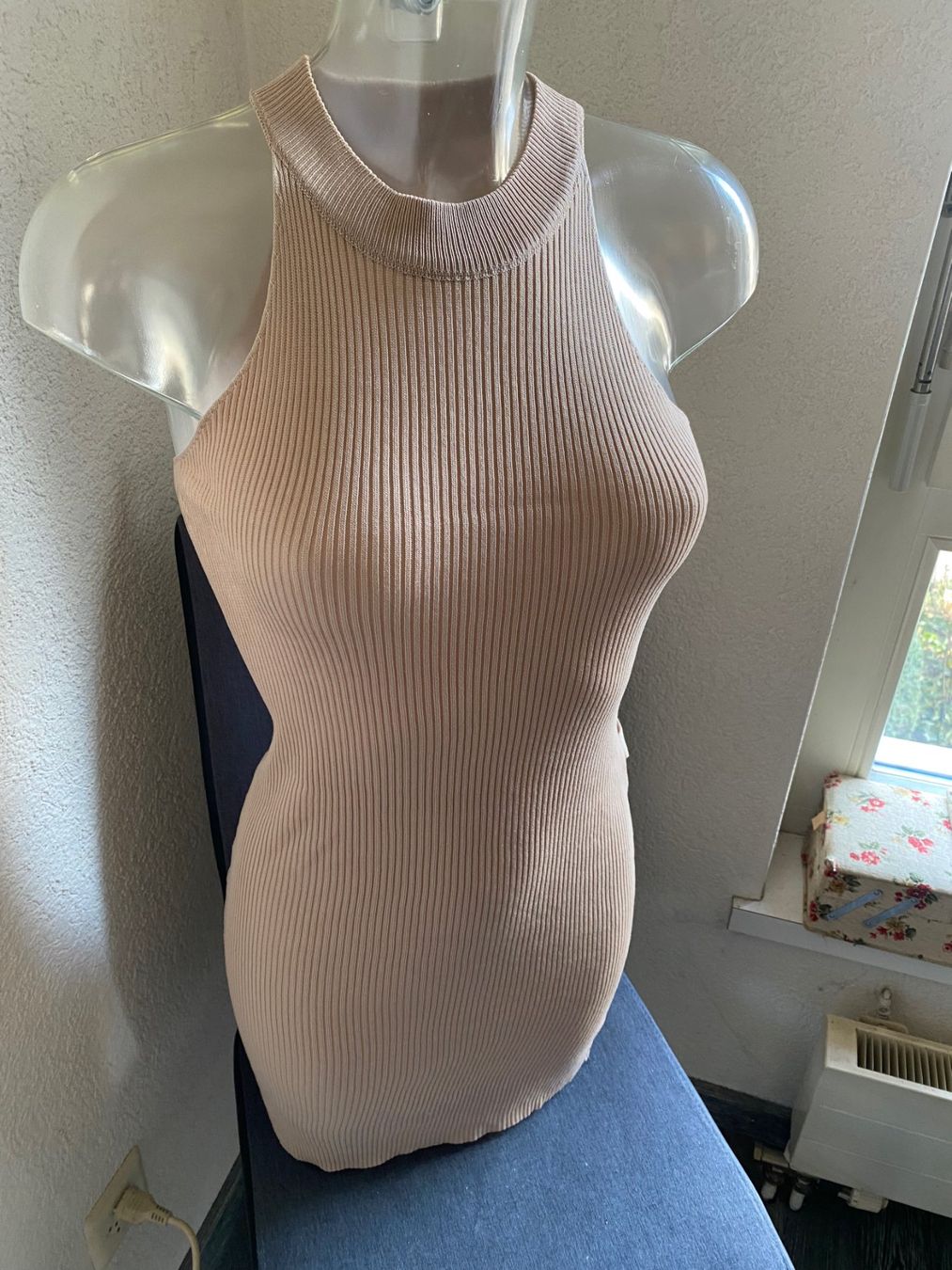 Vestiti: Sommerkleid Grösse L hellbraun – Usato da Allenwinden venduto da Obalu