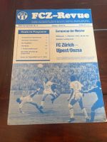 FC Zürich FCZ Vintage Matchprogramm Ujpest 1975