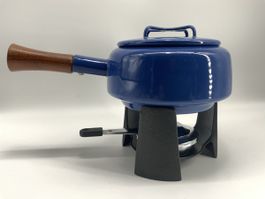 Blaues Fondue-Set Dansk Design France