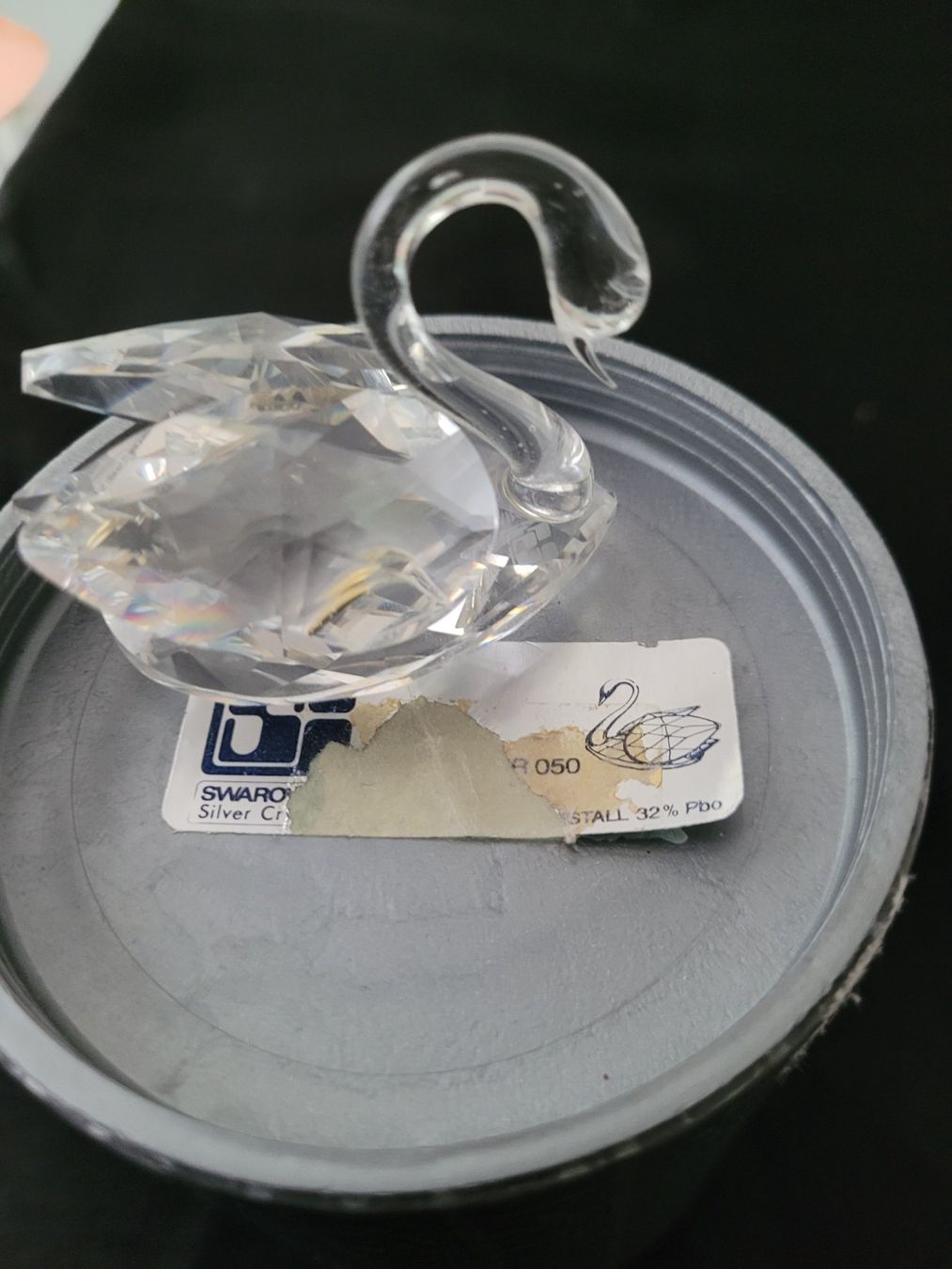 Swarovski Statuette: Swarovski schwan klein Vintage mit spitzem Schnabel – Usato da Wilen b. Wollerau venduto da Flitzi