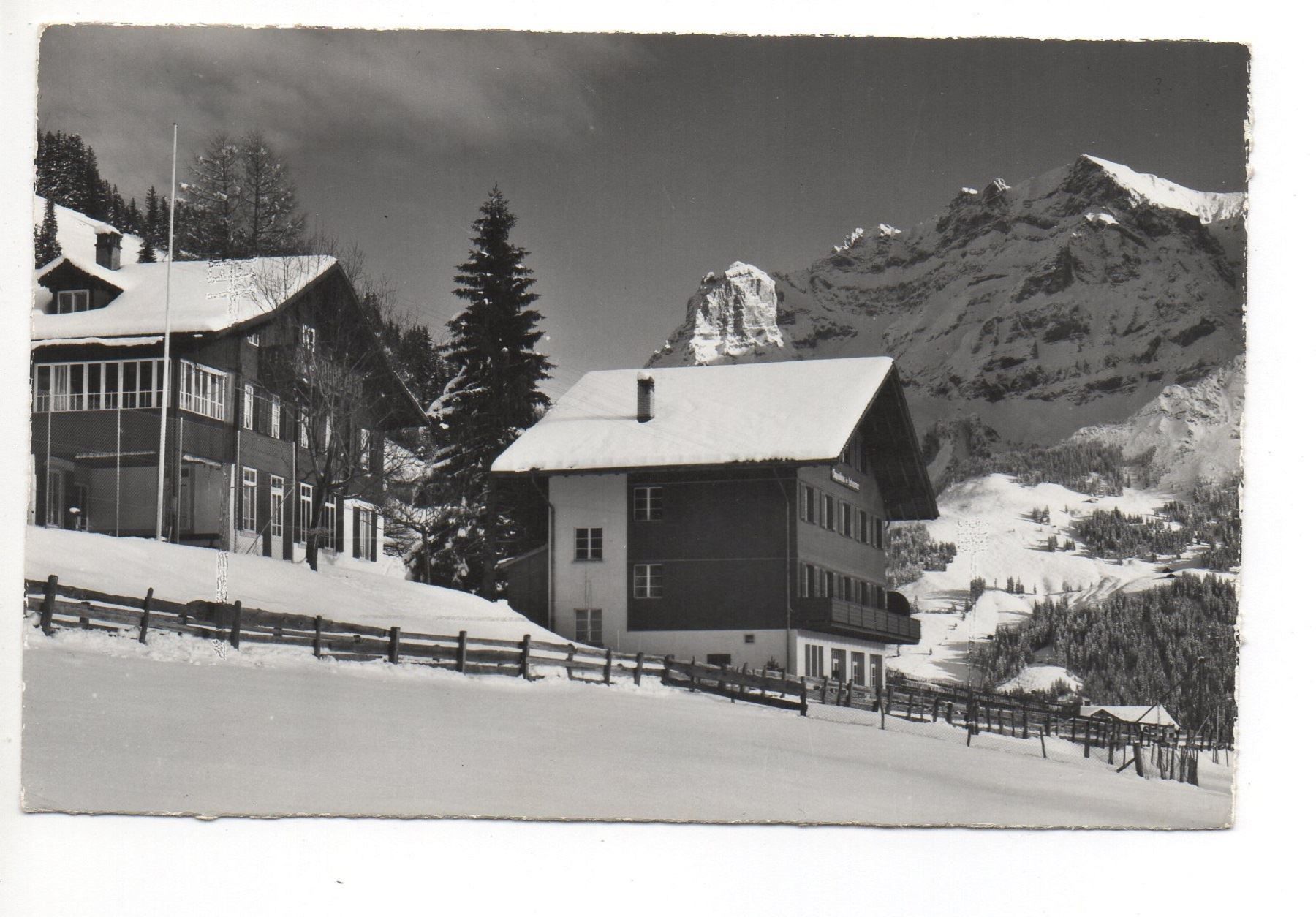 Cartoline postali: ADELBODEN Jugendhaus der Heilsarmee – Usato da Jona venduto da philajona