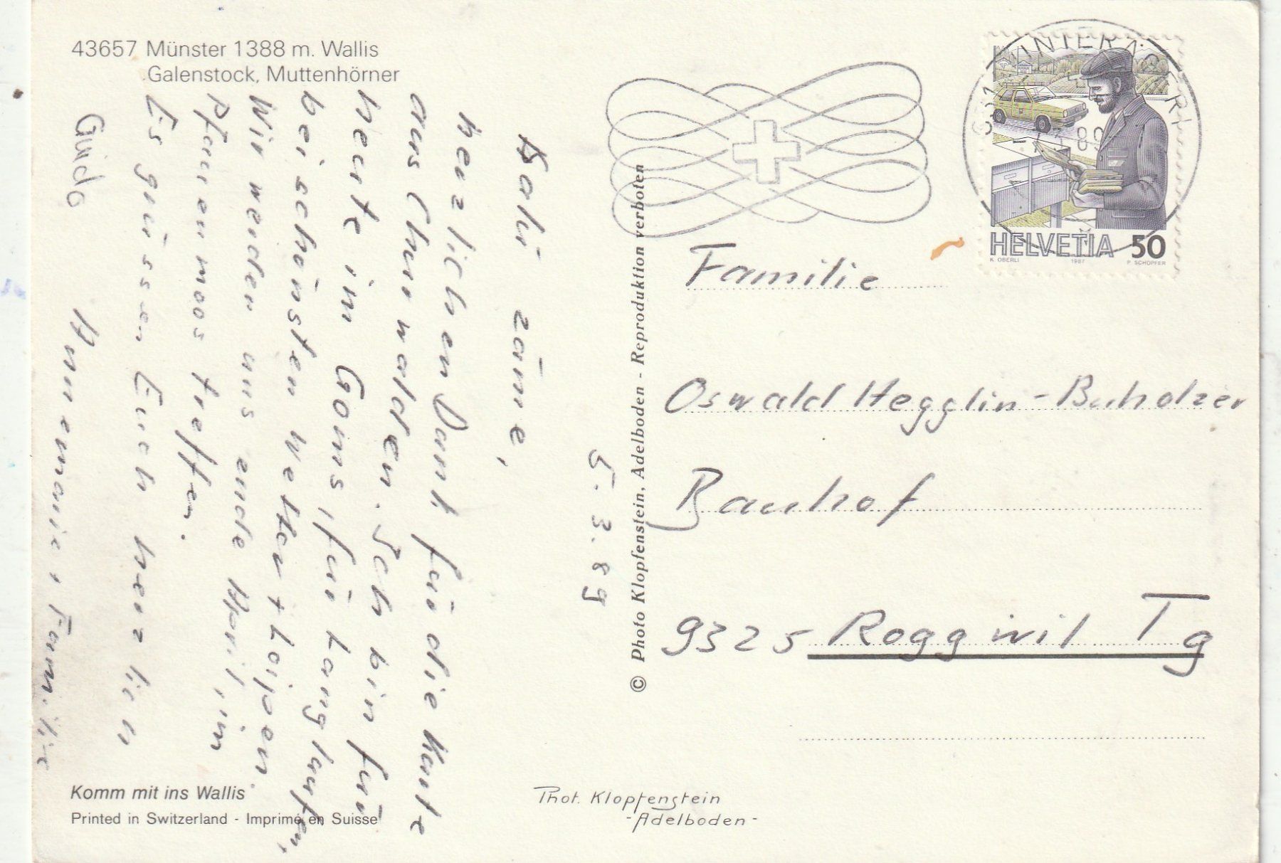 Cartoline postali: Münster  Winter – Usato da Lumbrein venduto da made02 1