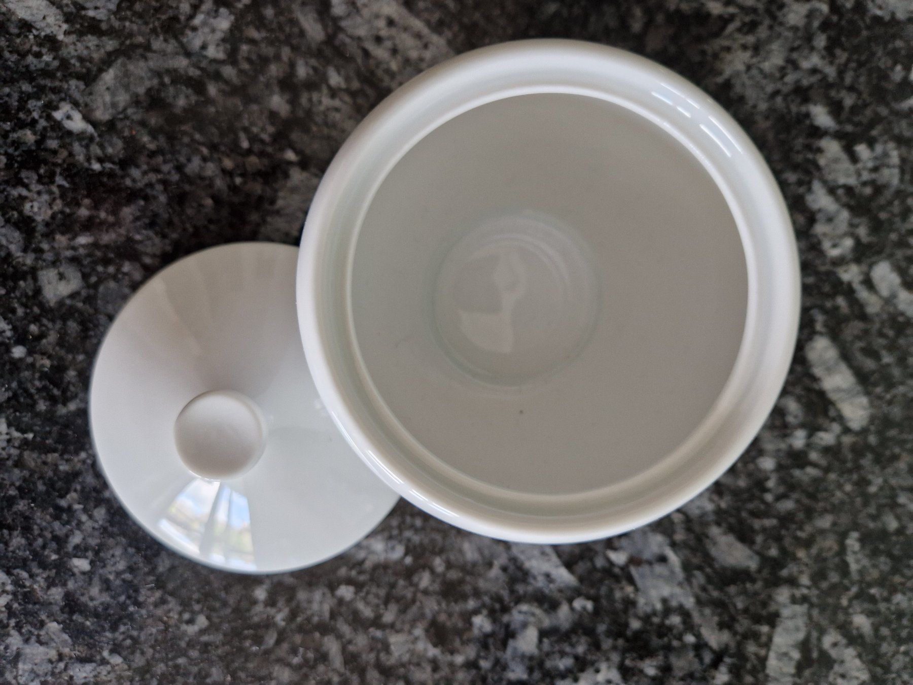 Arzberg Zuccheriere: Arzberg Zuckerdose weiss – Usato da Spiegel b. Bern venduto da Raeumer_09 2