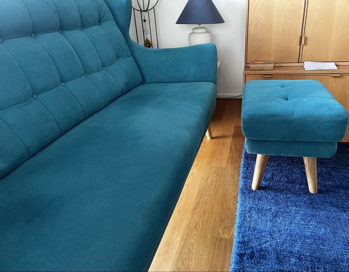 Livique Divani: Sofa und Hocker – Usato da Reinach BL venduto da Nats74 1