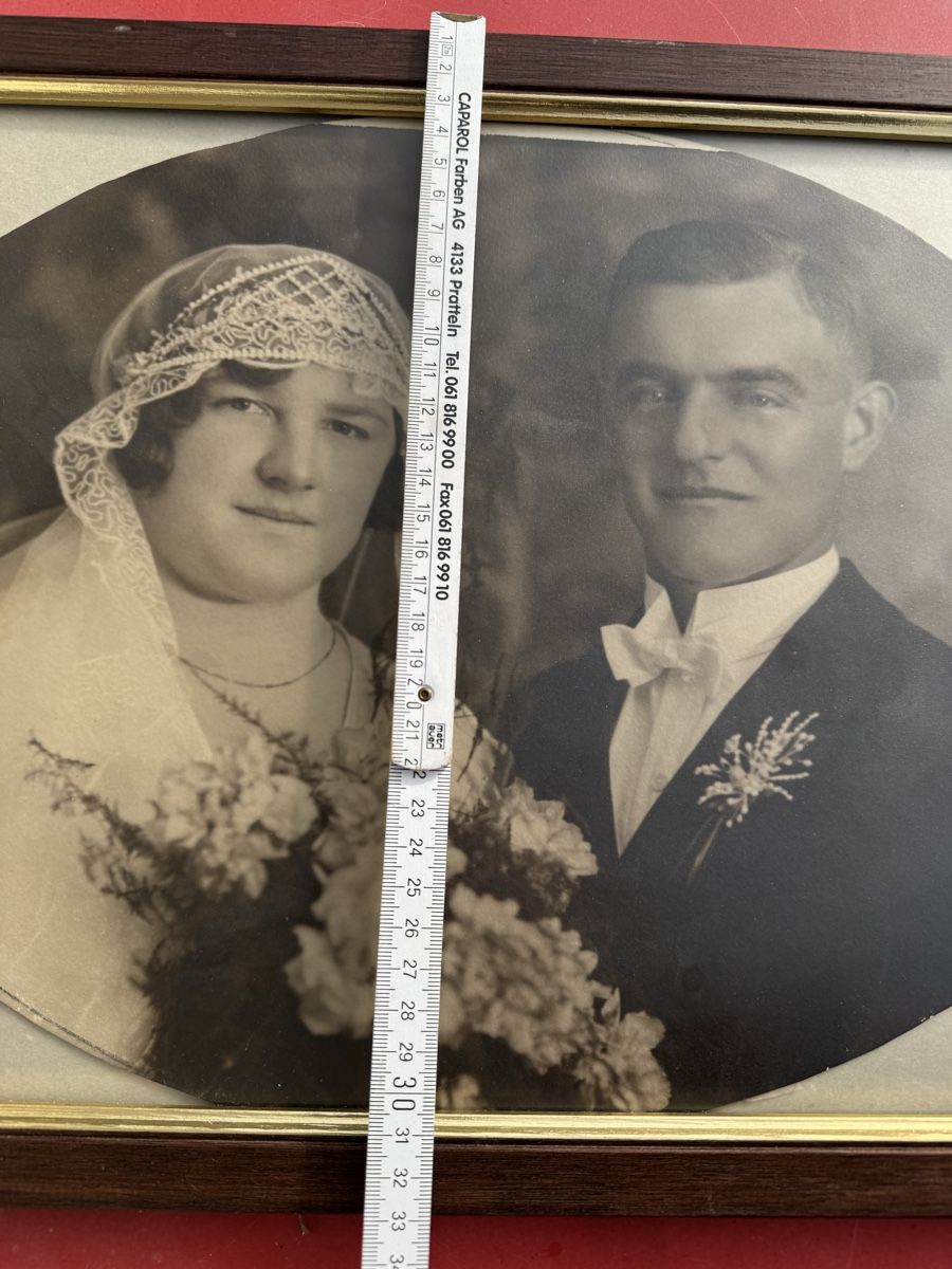 Foto & Immagini: Antikes Hochzeitsfoto, gerahmt – Usato da Niederbüren venduto da Oetschli 2