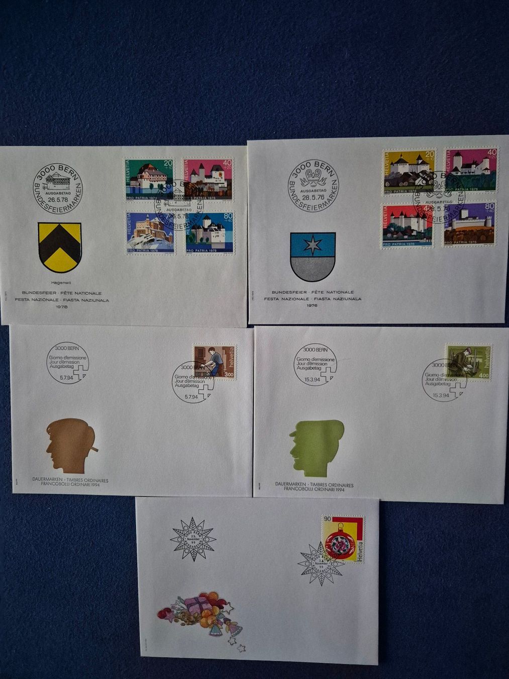 Tous les timbres: Ersttagsbriefe CH – D'occasion à Steinhausen par Scrashel