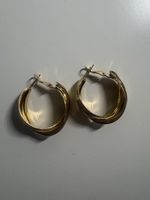 Elegante Creolen gedreht Gold-Look