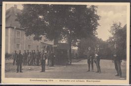 Militärkarte Grenzbesetzung 1914