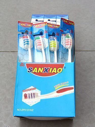 Cura dei denti: Zahnbürsten weiss, 12 Stück – Nuovo e nell'imballaggio originale da Kottwil venduto da Crazyrolf