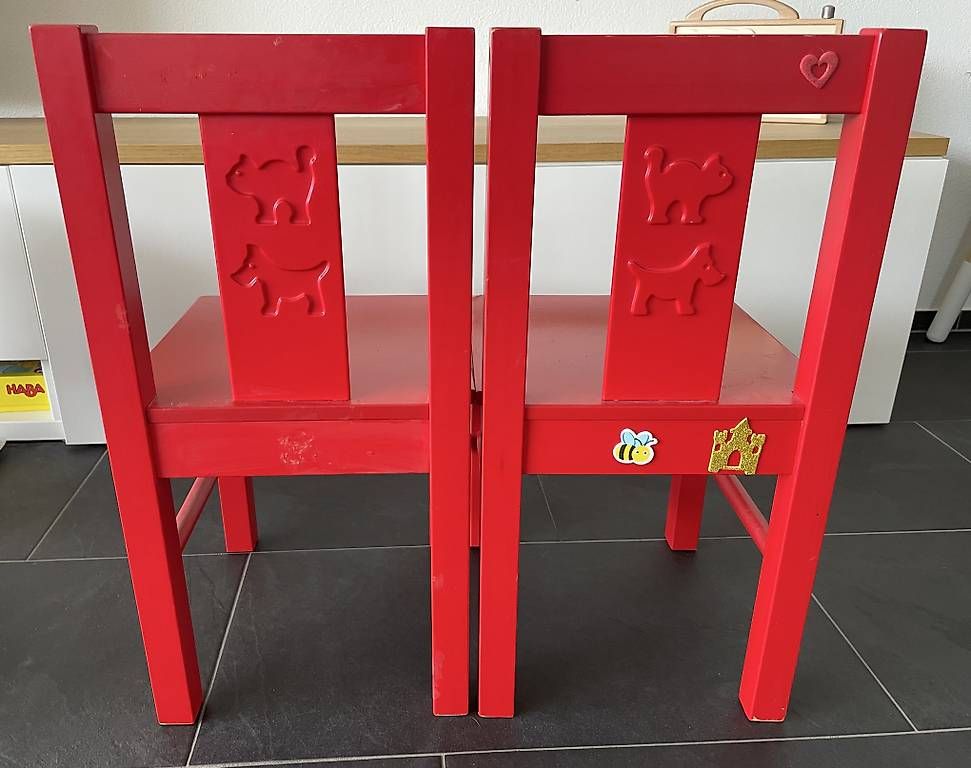 Ikea Sedie: 2 Kinderstühle Ikea Kritter – Usato da Gachnang venduto da ch.m 1