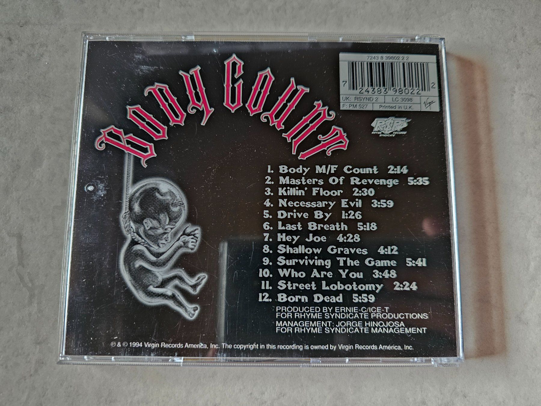 CD: Body Count  -  Born Dead – Usato da Schneisingen venduto da backstore24 1
