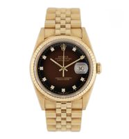 Rolex Datejust 36 - Oxblood Diamond Dial 2000 - 16238