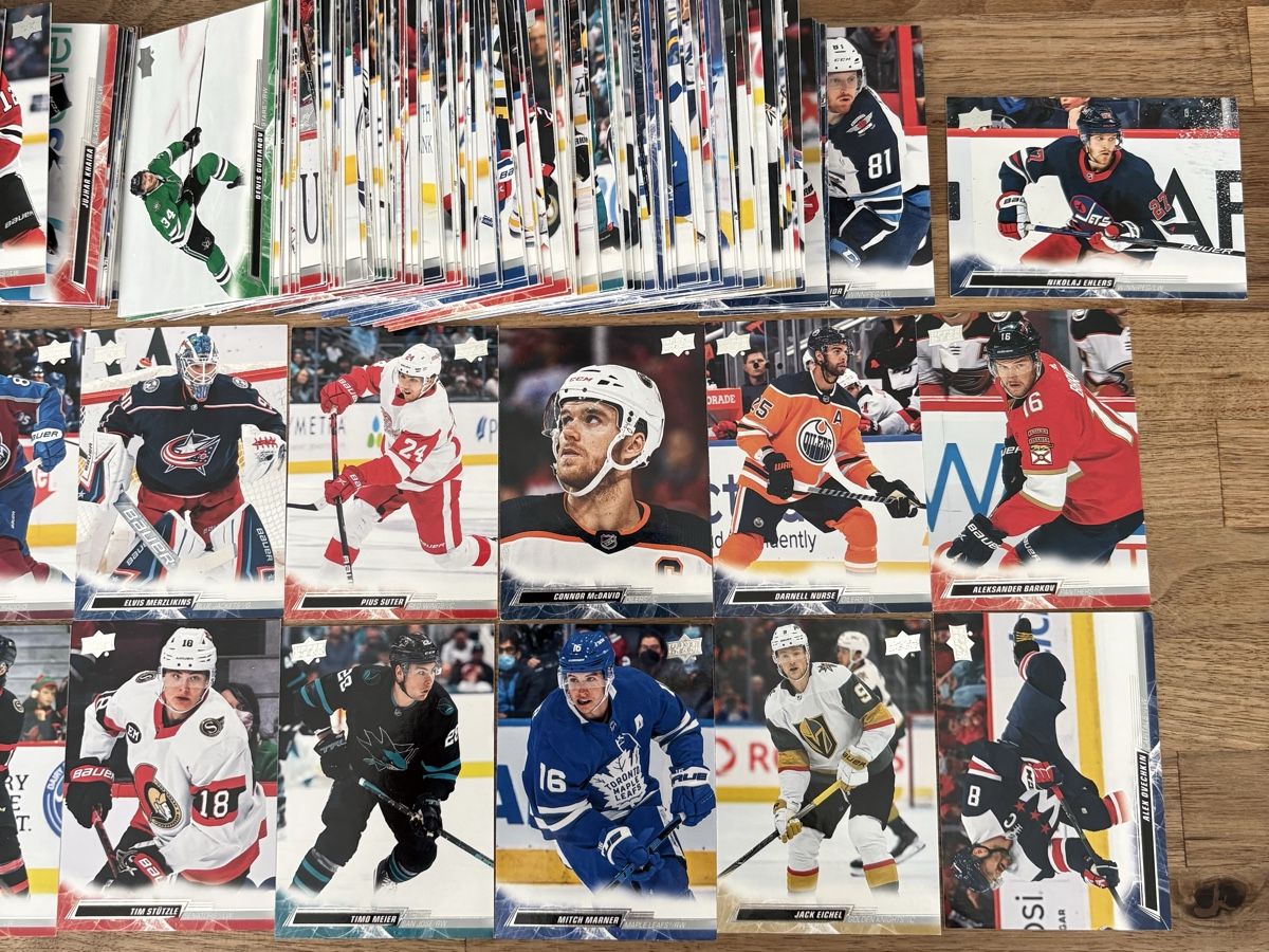 NHL Carte collezionabili: Sammlung 22-23 Upper Deck Series 1 Base / 1 - 200 komplett – Nuovo (secondo la descrizione) da Uttigen venduto da Brainbug 2