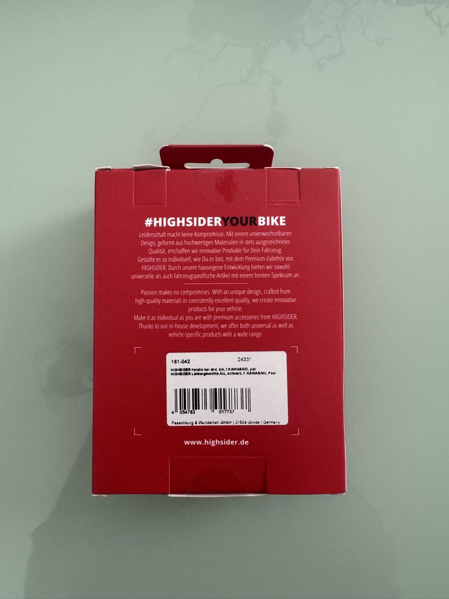 Kawasaki Tutti i ricambio per moto: Highsider Kawasaki – Nuovo e nell'imballaggio originale da Sarmenstorf venduto da pab_x5yz 1