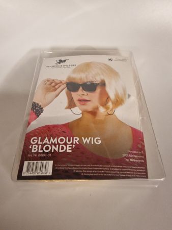 Glamour Perücke Blond Fasnacht Karneval Neu