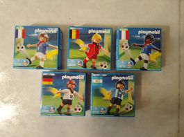 Lot 5 Boites Playmobil Football Coupe du Monde 2010 Neufs