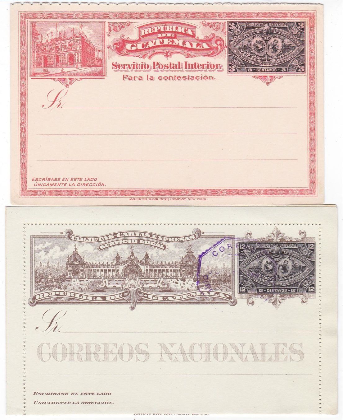 Tutti i francobolli: Nicaragua/Guatemala: Beleg der CH-Bot-.. – Usato da Wenslingen venduto da riger11 2