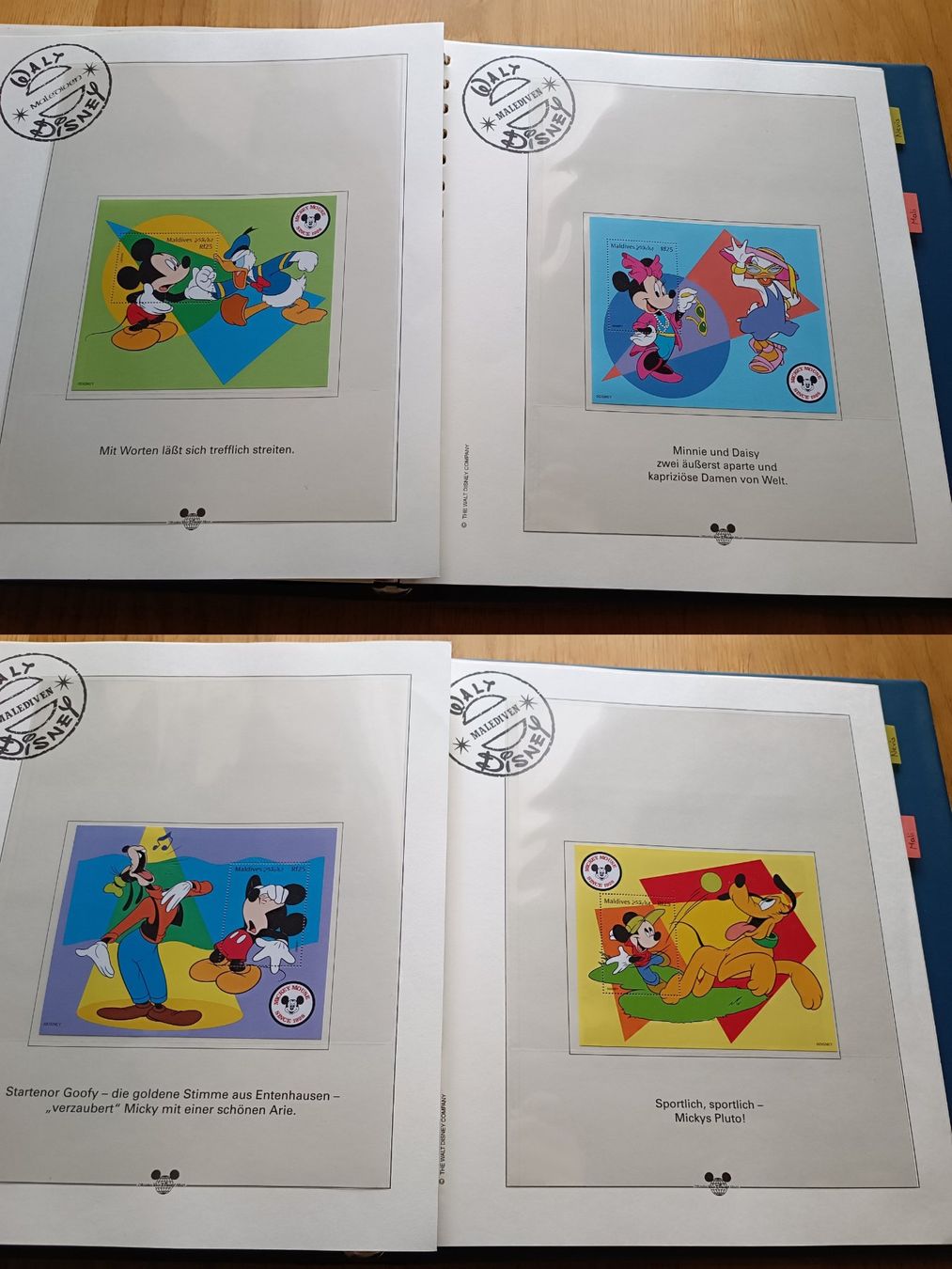 Lindner Album: Disney Briefmarken Album Malediven – Usato da Otelfingen venduto da patida 7