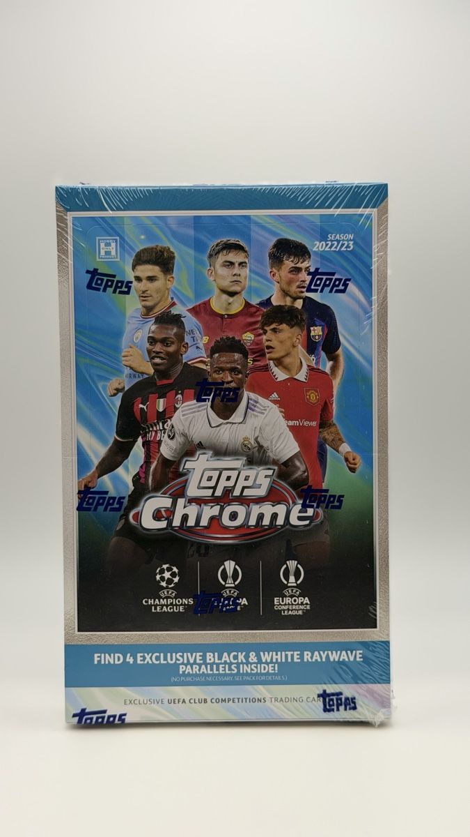 Topps Carte collezionabili: Topps Chrome UEFA / UCL - Saison 2022 / 2023 – Nuovo e nell'imballaggio originale da Bassersdorf venduto da Chromy-Vault