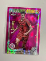 Aleksandar Pavlovic 2024-25 Topps Chrome UEFA #61 Pink /250