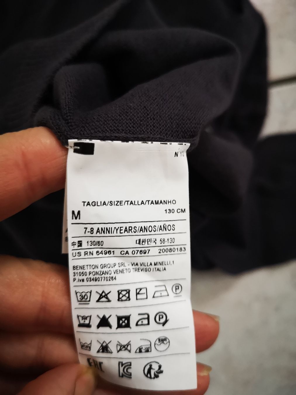 Benetton Pulls et sweat-shirts: 2 x dünne Benetton Pullover gr. 122-128 – D'occasion à Sevelen par gsandax 5