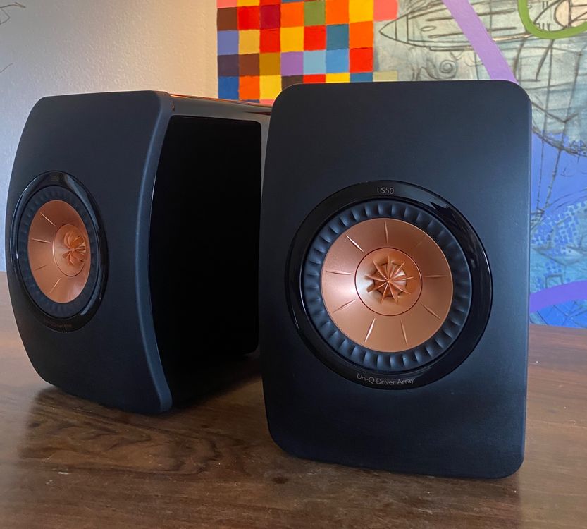 KEF LS50 Classic (Schwarz) Lautsprecher 1