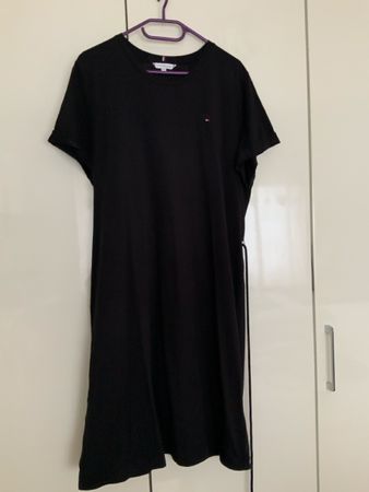 Kleid Tommy Hilfiger schwarz Baumwolle Grösse EU50 D.46