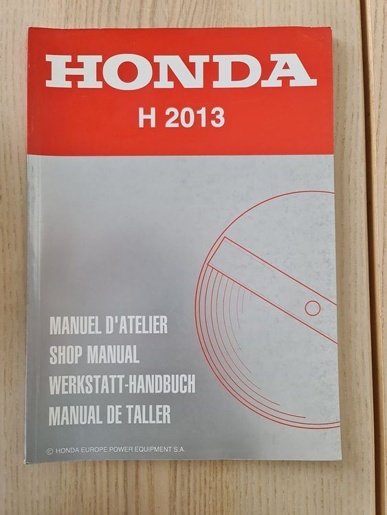 Honda Rasenmäher H 2013 H2013 Werkstatthandbuch Kaufen auf Ricardo