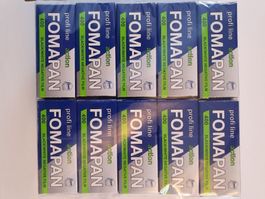 20x Fomapan 400 Action Rollfilm 120 SW MHD 11/2026