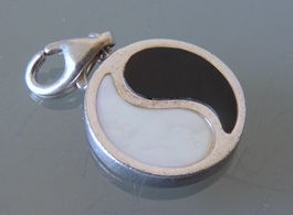THOMAS SABO Silber 925 Yin & Yang Charm Anhänger 15 mm