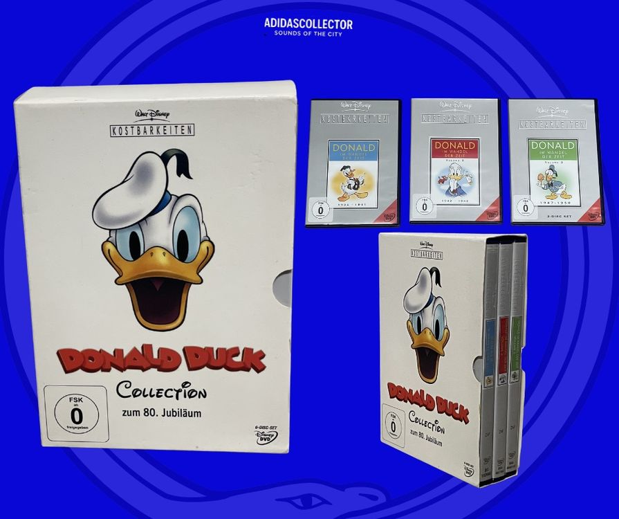 Donald Duck-Collection Cartoon 6 DVD - 80 Jubiläum RAR (Gebraucht) in ...