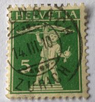 Tellknabe mit Vollstempel