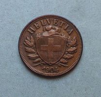 ++ 2 Rappen 1904, gute Erhaltung