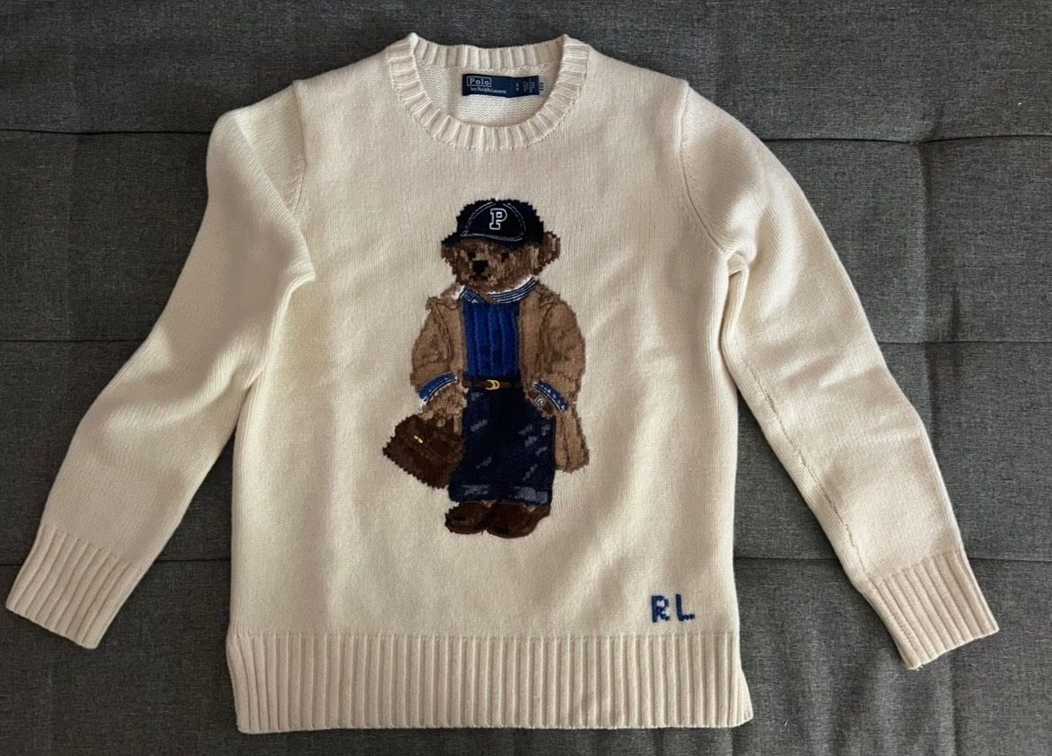 Polo Ralph Lauren Pullover & Sweatshirts: Polo Ralph Lauren Pullover Bär Weiss Grösse S – Neu (gemäss Beschreibung) aus Zürich von soleilla1