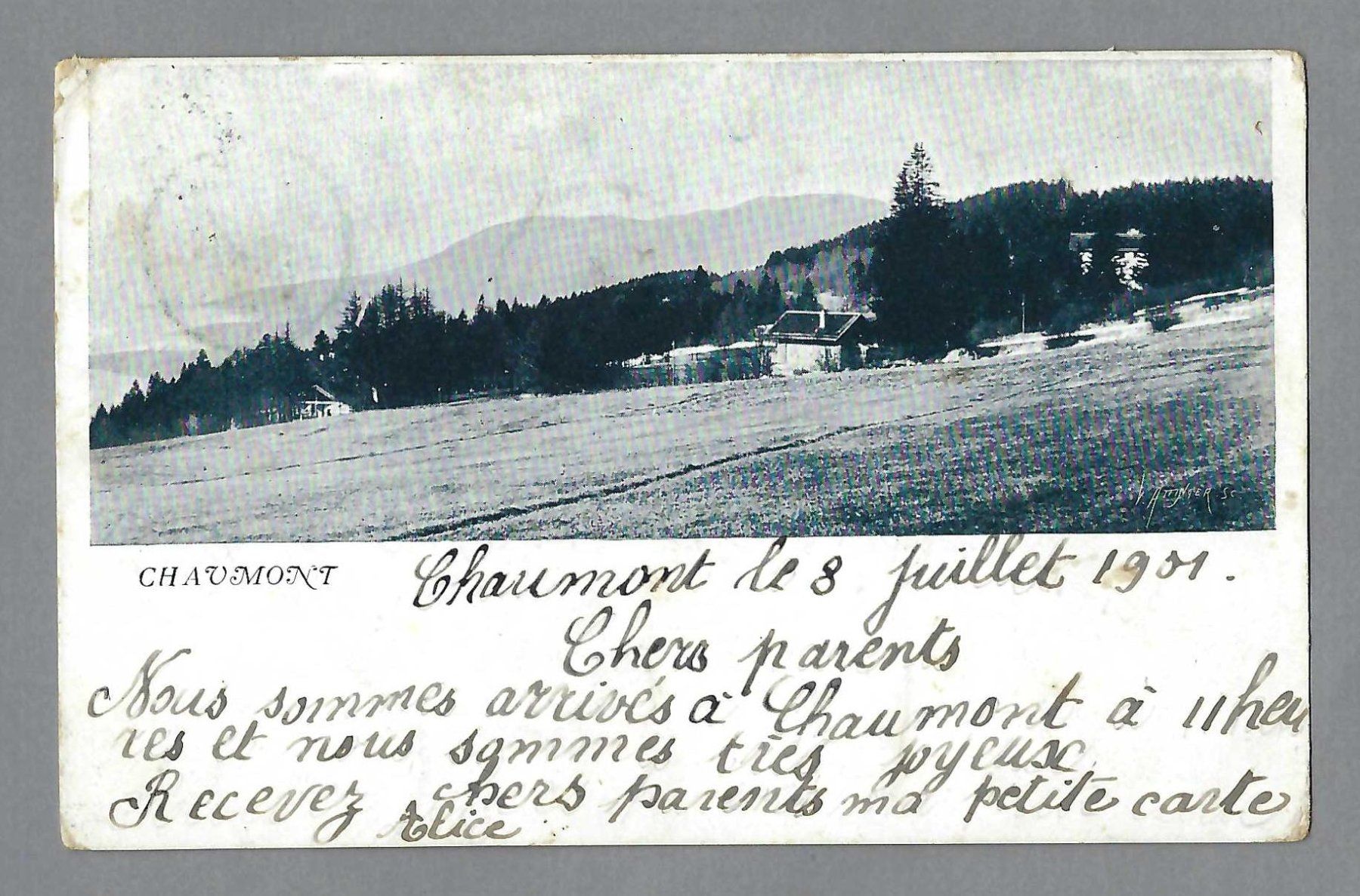 Cartoline postali: 1901, CHAUMONT – Usato da Pura venduto da ulisse1957