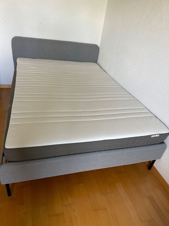 Ikea bed with mattress 140x200cm Kaufen auf Ricardo