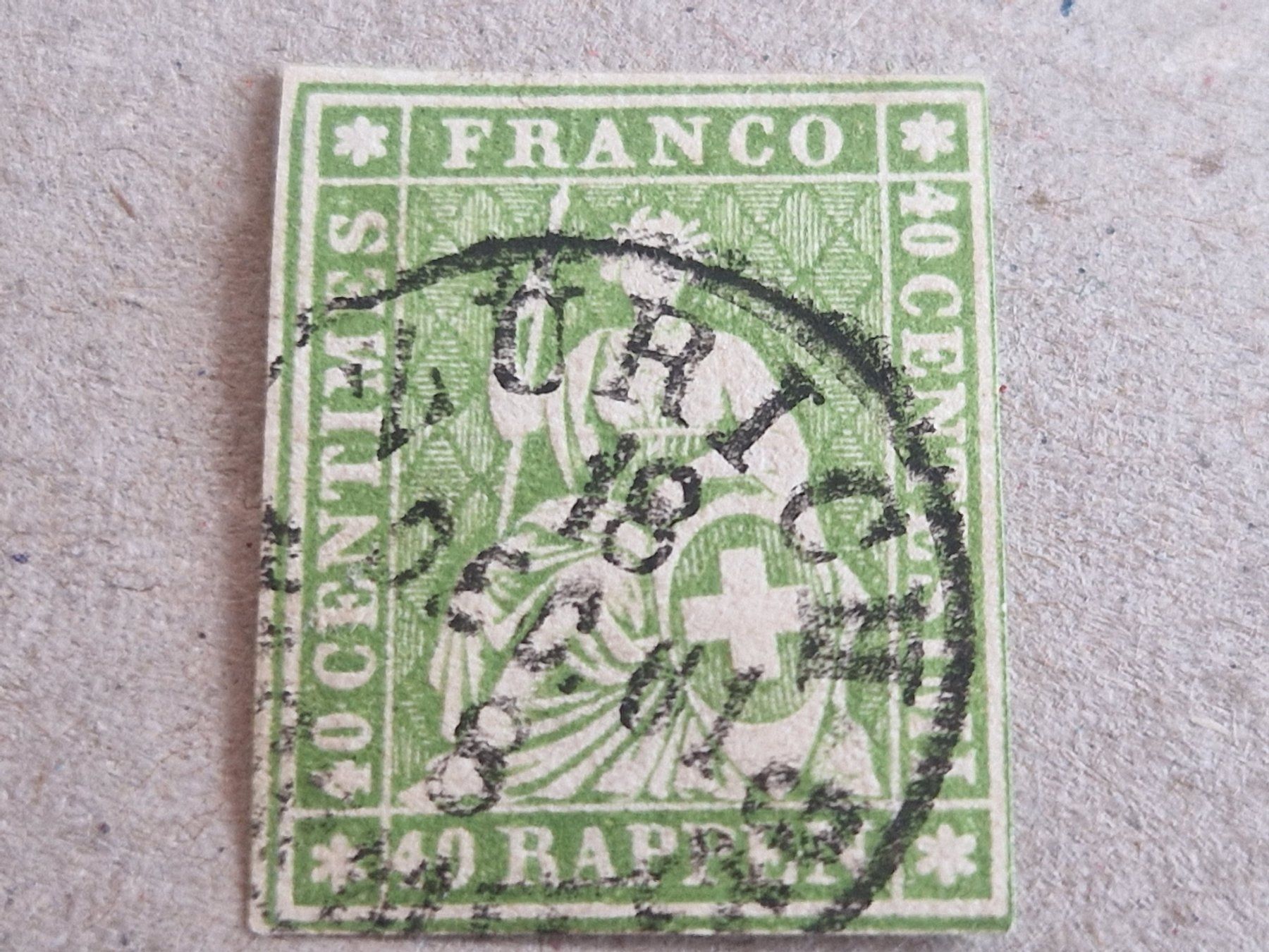 Tous les timbres: Strubel 26G, signiert, ab 1.- – D'occasion à Burgdorf par Glossy01