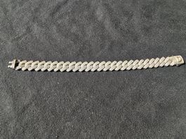 DRIP LONDON Iced Out Cuban Link Armband | ca. 23 cm | 12 mm