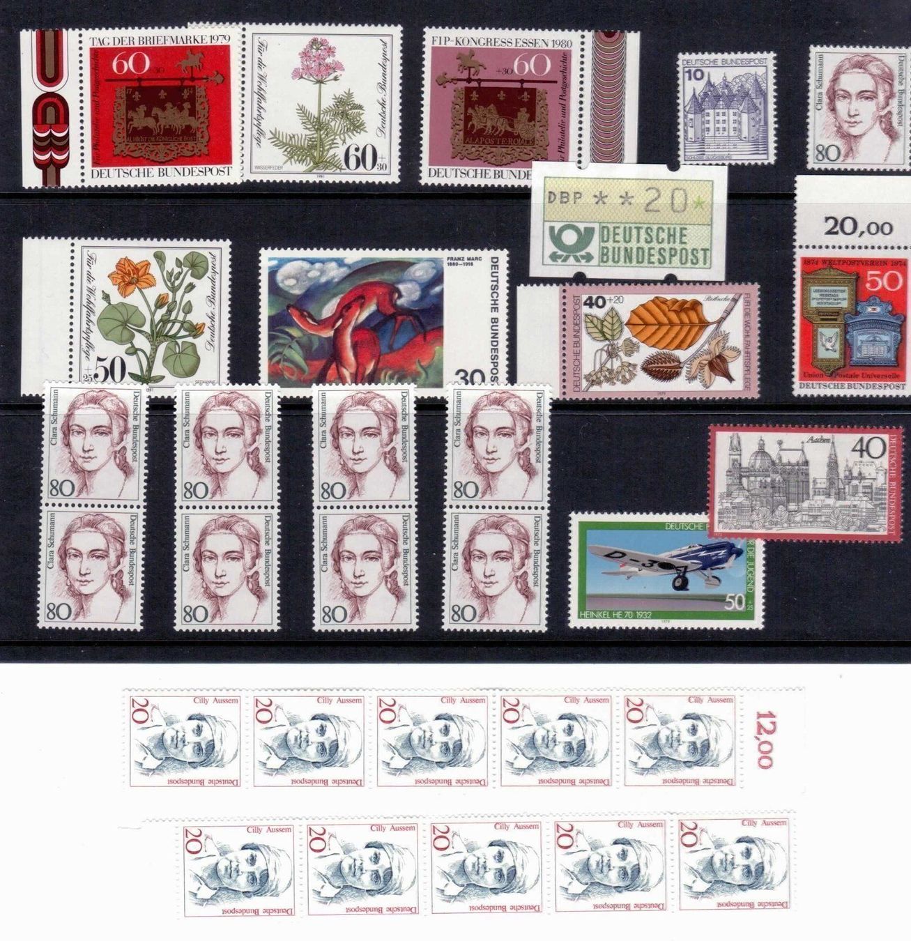 Tutti i francobolli: Briefmarken BRD ** 80er Jahre – Nuovo (secondo la descrizione) da Bellikon venduto da cebas23