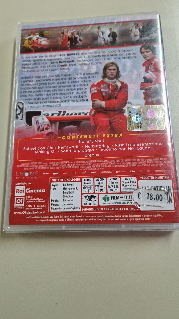 Tutti i DVDs: DVD Rush Film – Usato da Brigerbad venduto da dendo123 1