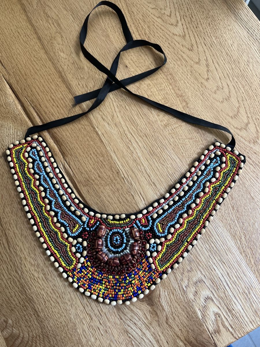Catenine: Halskette mit bunten Perlen, Ethno-Stil – Usato da Laufen venduto da li_ga7