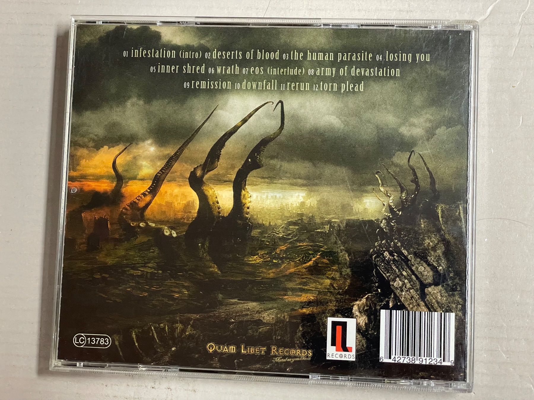 CD: Bloodstained Ground - The Human Parasite – Usato da Muri b. Bern venduto da AdidasCollector 1