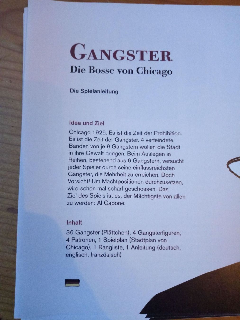 Giochi: Gangster Brettspiel / Gesellschaftsspiel – Nuovo (secondo la descrizione) da Beckenried venduto da Havacola 8