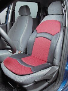 Unitec Sitzauflage Trend Rot - Bequeme Autositzauflage Mit TÜV-Zulassung