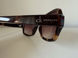 Calvin Klein Sonnenbrille – modern - braun/silber