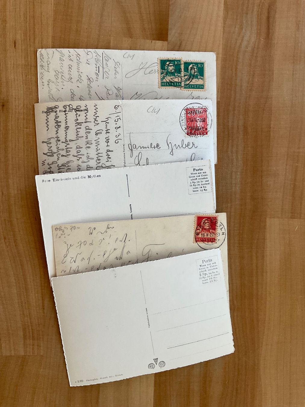 Ansichtskarten: AK von Einsiedeln – Gebraucht aus Rümlang von Kartenpost1 1