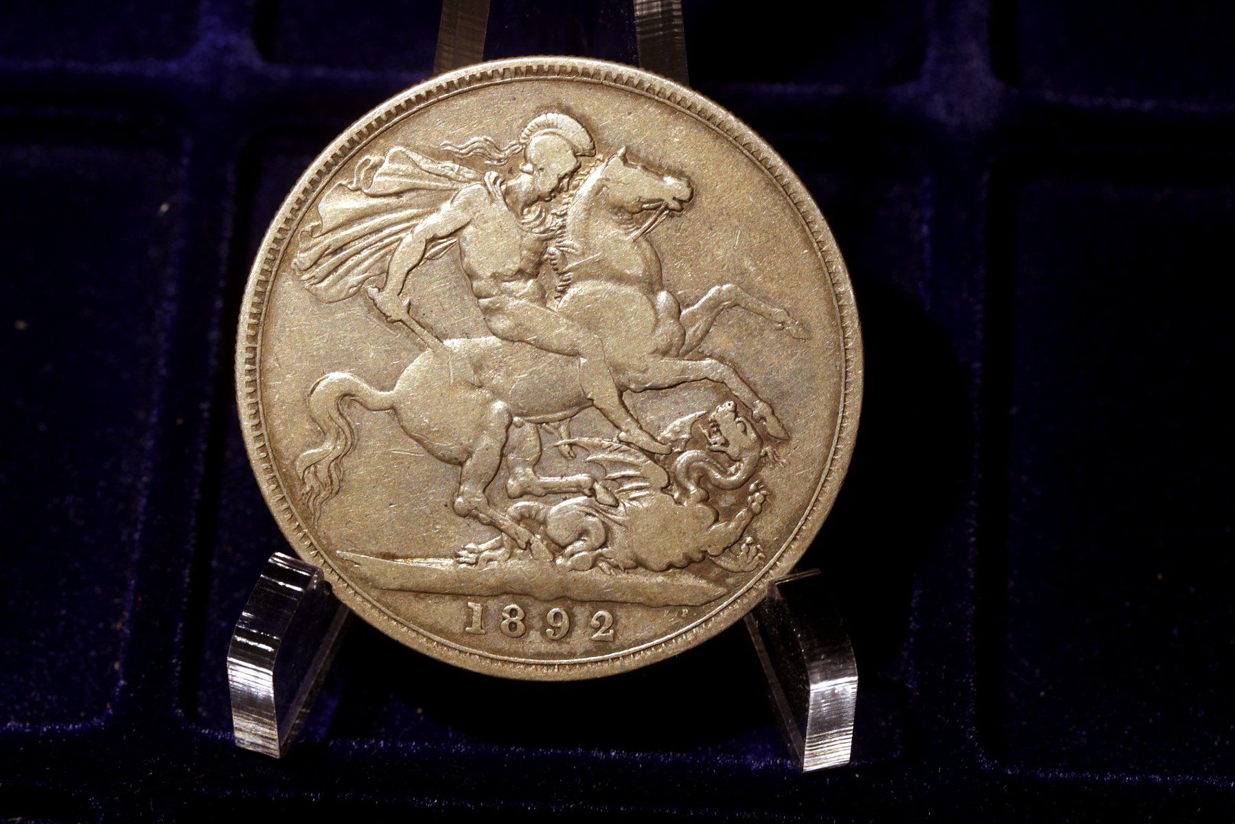 Alle Münzen: Silbermünze Crown 1892 – Gebraucht aus Wetzikon ZH von Scipio80 1