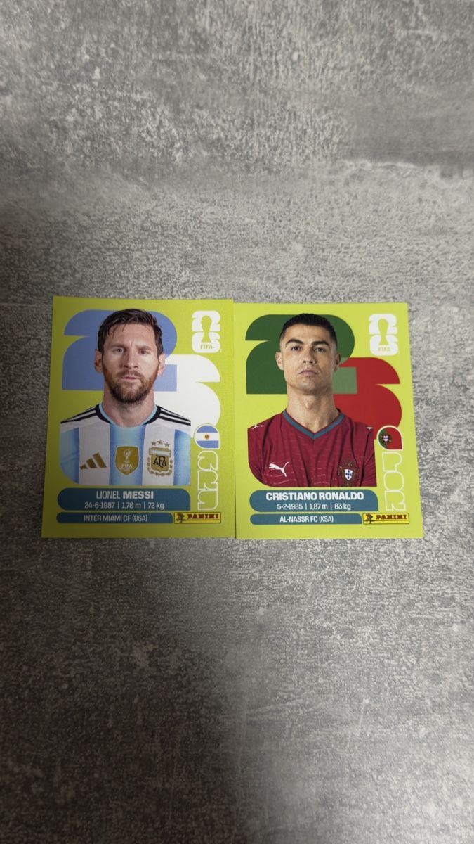 Panini Carte collezionabili: Fussball-Sticker Messi & Ronaldo – Nuovo (secondo la descrizione) da Emmen venduto da and_lb9r